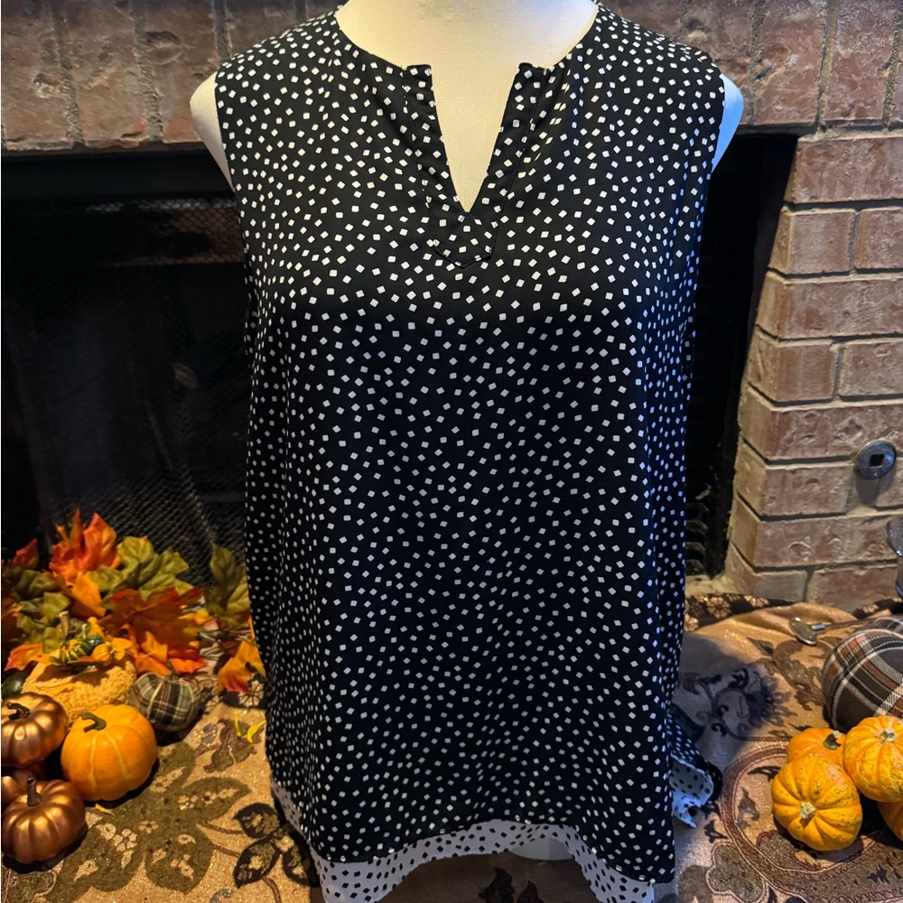 Fever double layer sleeveless blouse